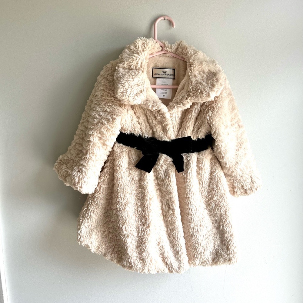 Toddler faux fur jacket 3T